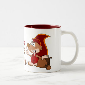 Chickline up som ser min nöt Två-Tonad mugg