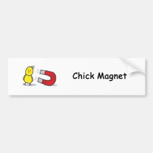 Chickmagnetbildekal Bildekal