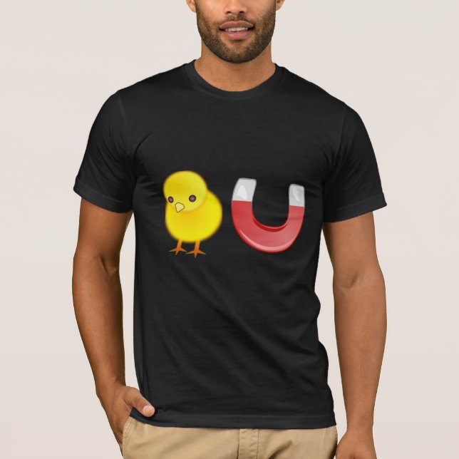 Chickmagnetskjorta T-shirt (Framsida)