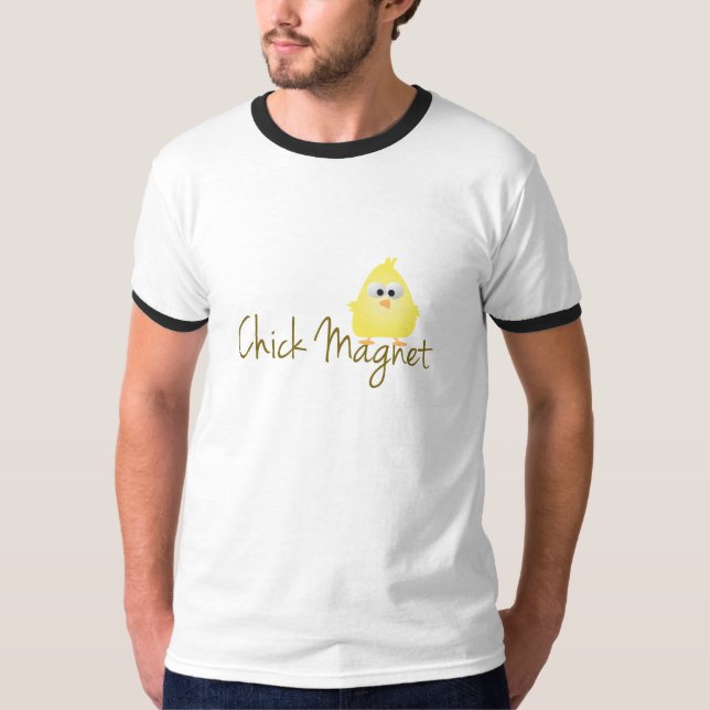 Chickmagnetskjorta T Shirt (Framsida)