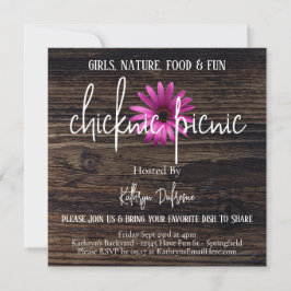 Chicknic Picnic-inbjudan Inbjudningar