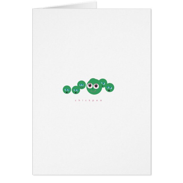 chickpea hälsningskort (Framsidan)