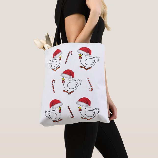 Chicks Merry Christmas Women's Tote Bags Tygkasse (Närbild)