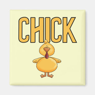 ChickT-tröja och gåvor Magnet