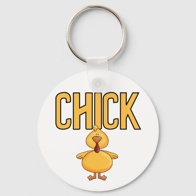 ChickT-tröja och gåvor Nyckelring (Framsida)