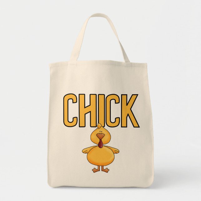 ChickT-tröja och gåvor Tygkasse (Framsidan)