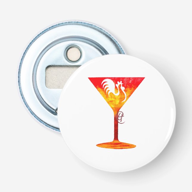 Chicktini Martini Art Flasköppnare (Framsidan)