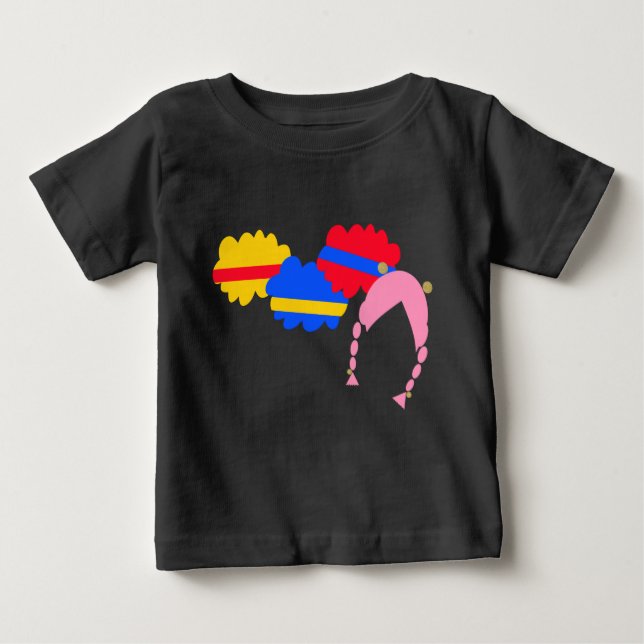 Chicky, Cha-Cha, Boom-Boom, Lya-Lya T Shirt (Framsida)