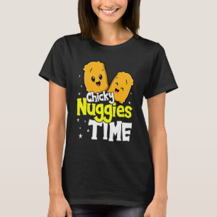 Chicky Nuggies Tid  Nuggets Kyckling Kostym Nugge T Shirt