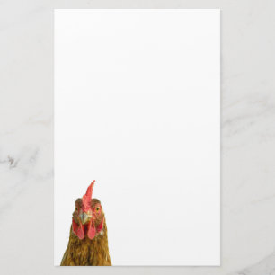 Chickynligt lantbruksdjur Foto Brevpapper