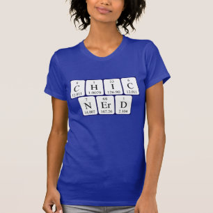 ChicNerd, periodisk bord-frasskjorta T Shirt