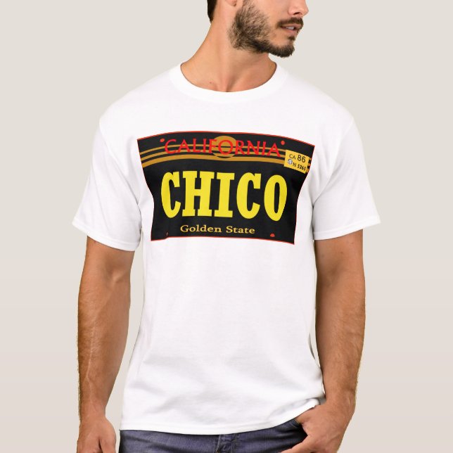Chico,Ca - T-Shirt (Framsida)