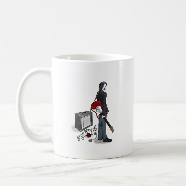 chico con guitarra taza kaffemugg (Vänster)