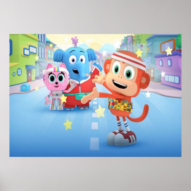 Chico-vänner bon bon poster (Framsidan)