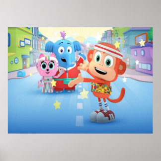 Chico-vänner bon bon poster