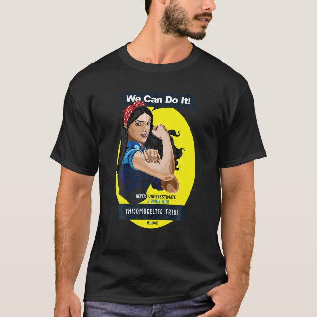 Chicomuceltec Native Mexican Indian Woman Underest T Shirt (Framsida)