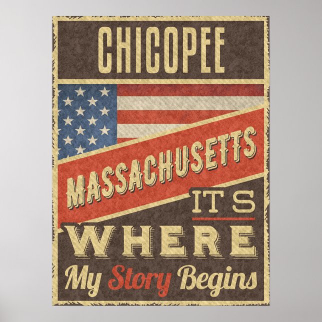 Chicopee Massachusetts Poster (Framsidan)