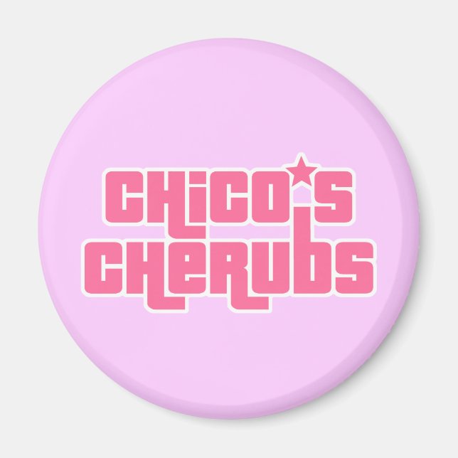 Chicos Cherubs Logotyp Magnet (Framsidan)