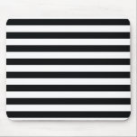 Chicsvart- & vitrandar musmatta<br><div class="desc">Elegantt svartvitt randmönster. Personifiera det med din namn- eller monograminitialer.  Klicka på "skräddarsy den" knäppas för mer ytterligare customizationalternativ. Välj stilsortsstil och färga.</div>