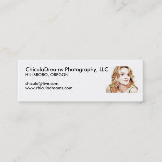 ChiculaDreams fotografi Mini Visitkort