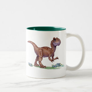 chidobros - dino blommor mugg
