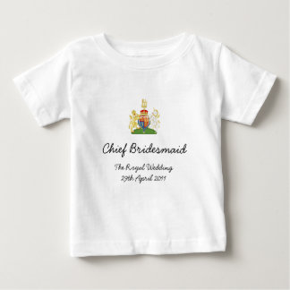 Chief Bridesmaid - roligt Royal bröllop barn T Tee Shirt