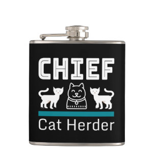 Chief Cat Herder Funny Fickplunta
