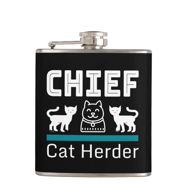 Chief Cat Herder Funny Fickplunta (Framsidan)