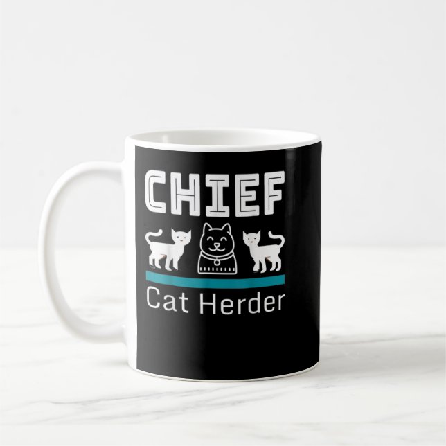 Chief Cat Herder  Kaffemugg (Vänster)