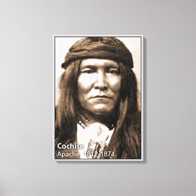 Chief Cochise Wrapped Canvas (Framsida)