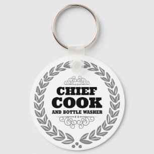 CHIEF COOK OCH FLASKA WASHER NYCKELRING