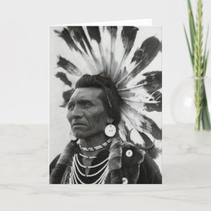 Chief Eagle, Salish Indian Kort