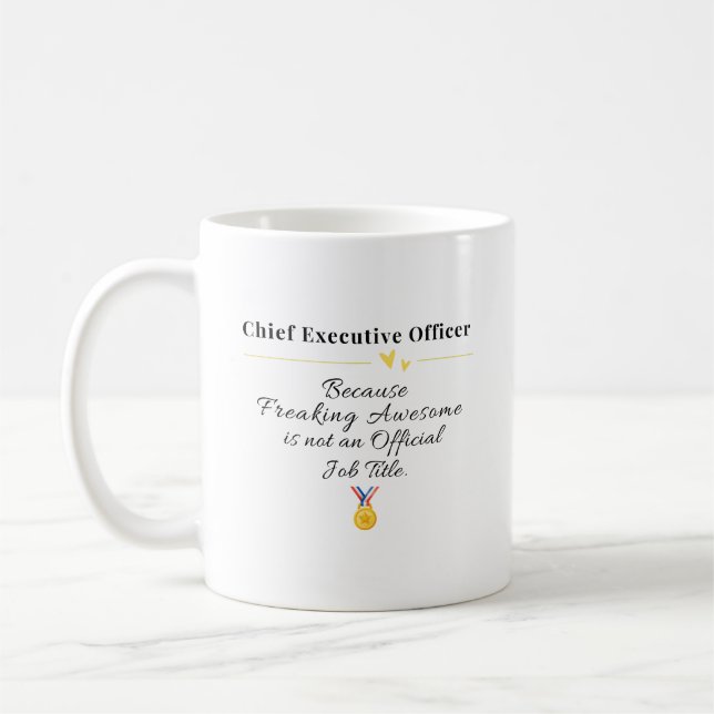 Chief Executive Officer   Kaffemugg (Vänster)