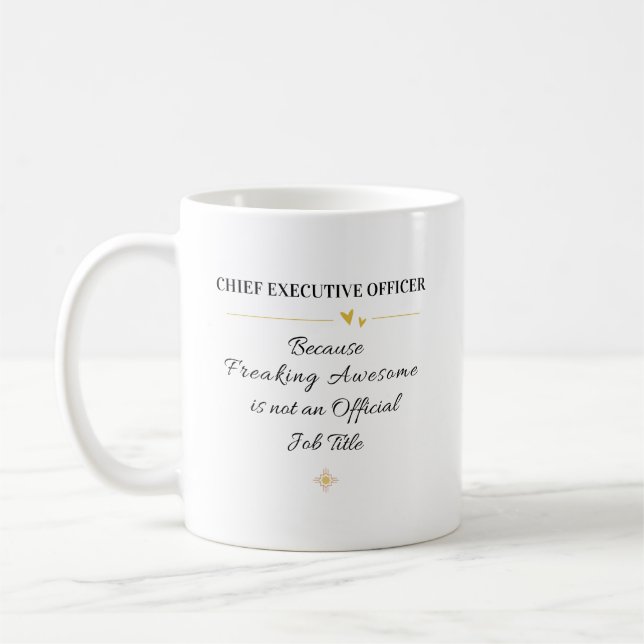 Chief Executive Officer Office Quote Kaffemugg (Vänster)