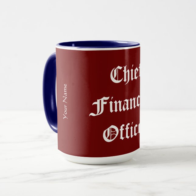 ’Chief Financial Officer’ Mugg (Framsida vänster)