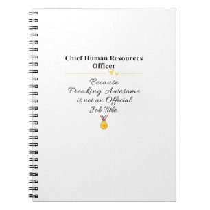Chief Human Resources Officer Anteckningsbok