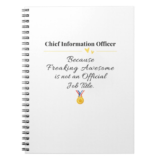 Chief Information Officer Anteckningsbok (Framsidan)