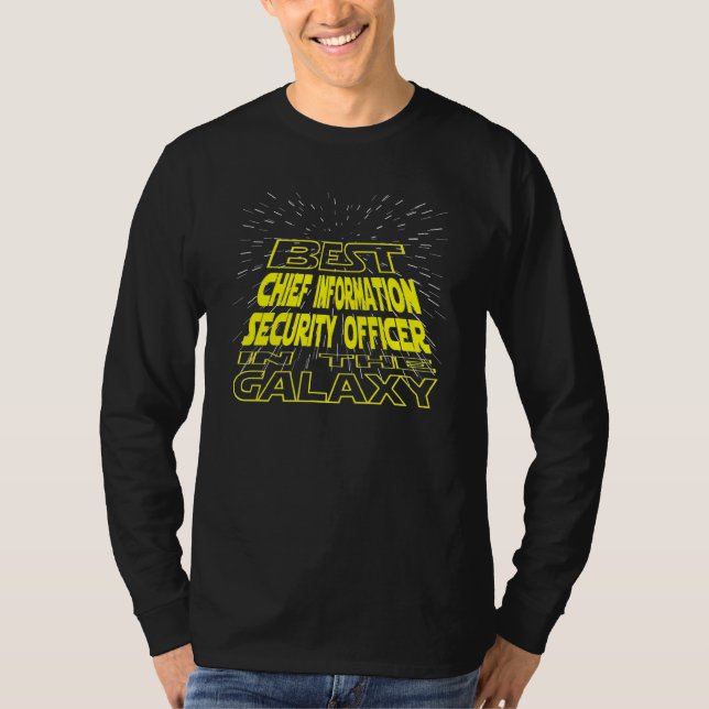 Chief Information Security Officer Coola Galaxy Jo T Shirt (Framsida)
