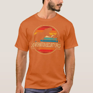 Chief Information Security Officer Dinosaur T Shirt