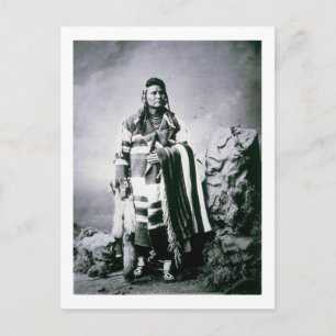Chief Joseph (1840-1904) c.1880 (b/w bild) Vykort