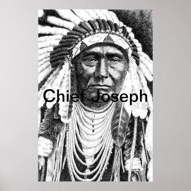 Chief Joseph 1 Poster-Prints Poster (Framsidan)