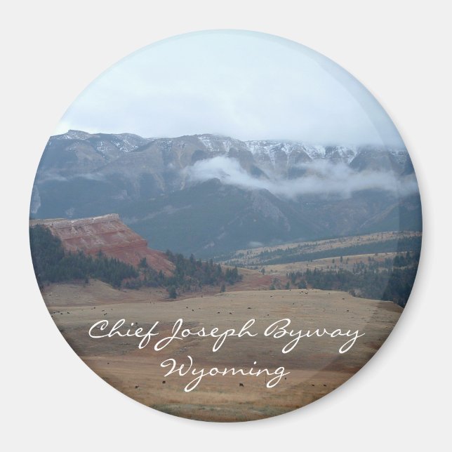 Chief Joseph Byway Wyoming Magnet (Framsidan)