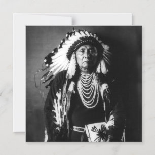 Chief Joseph Magnetisk Inbjudningskort