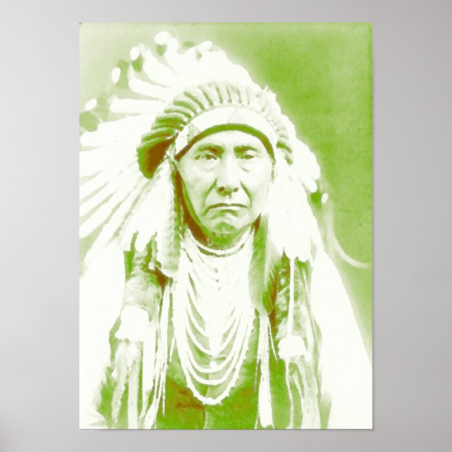 Chief Joseph Native American Leader Poster (Framsidan)