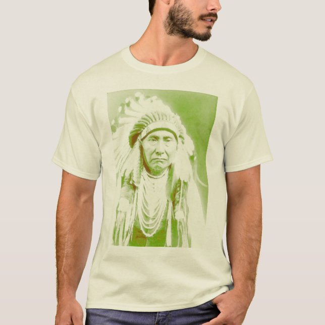Chief Joseph Native American Leader Tee Shirt (Framsida)
