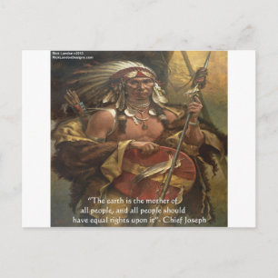 Chief Joseph & Naturcitat Presentkort T-shirts & K Vykort
