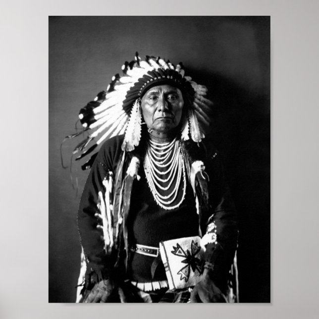 Chief Joseph - Nez Perce Chief - Circa 1900 Poster (Framsidan)