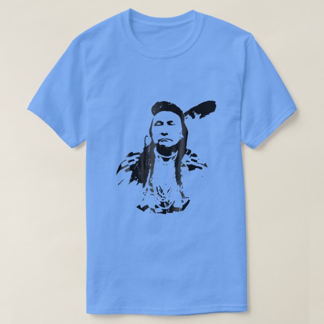 Chief Joseph Nez Perce Native Indian Hist T Shirt (Design framsida)