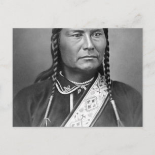Chief Joseph Porträtt 1880 Vykort