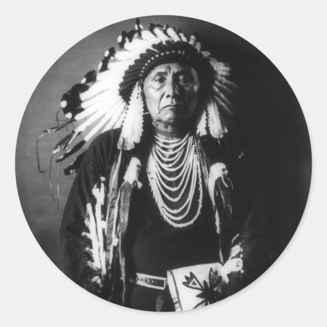 Chief Joseph Runt Klistermärke (Framsida)